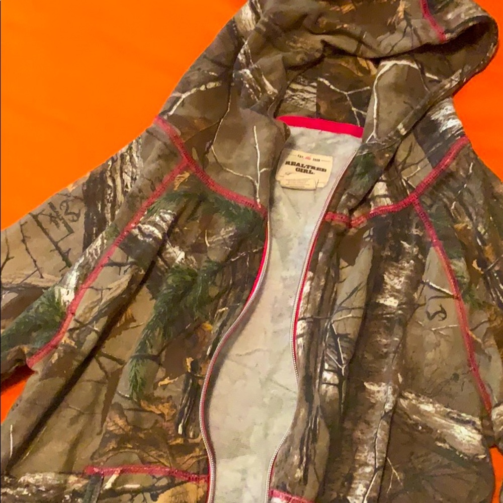 A real tree girl camo jacket
